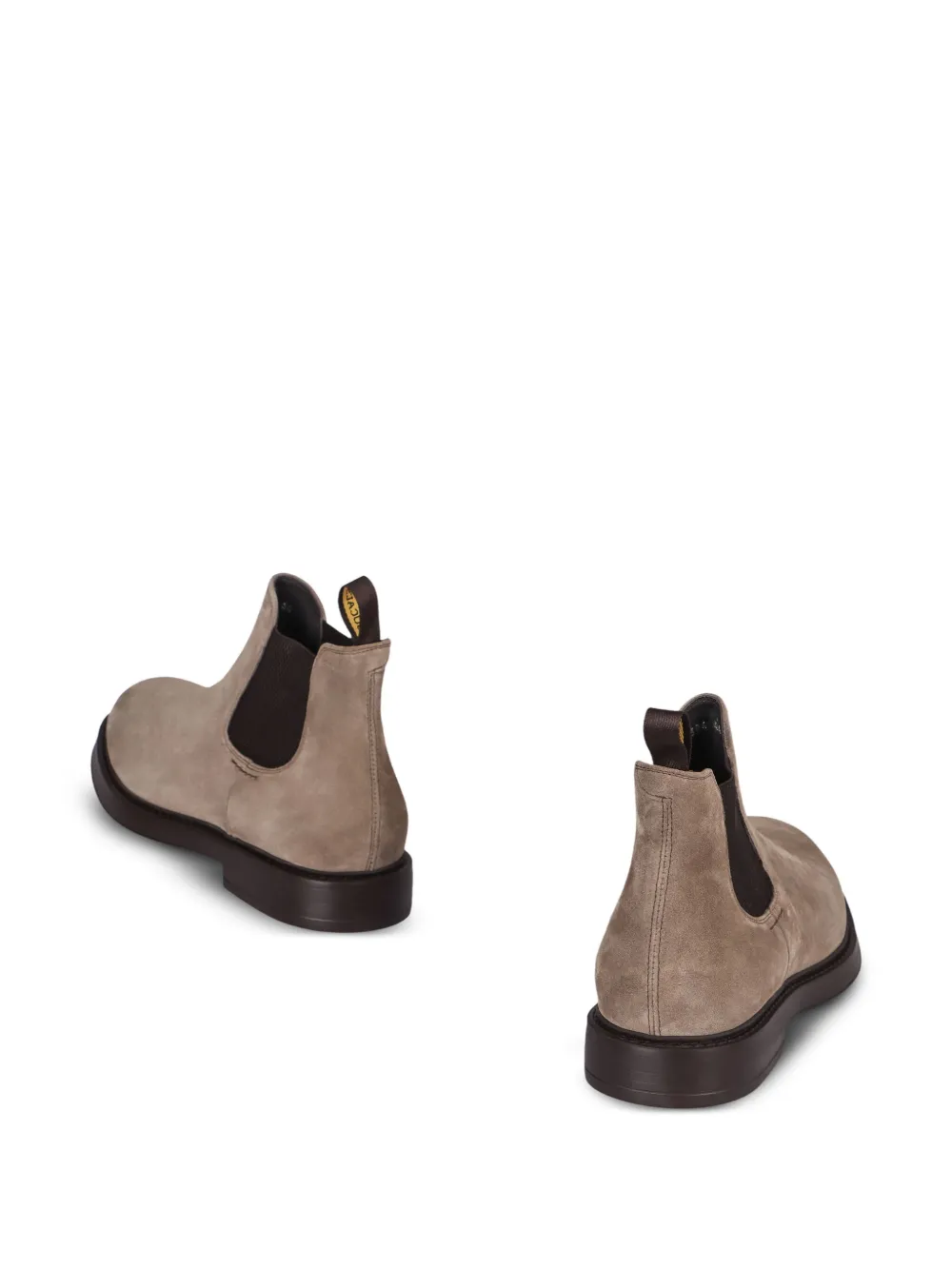 Doucal's Suède Chelsea laarzen met elastische taille Bruin