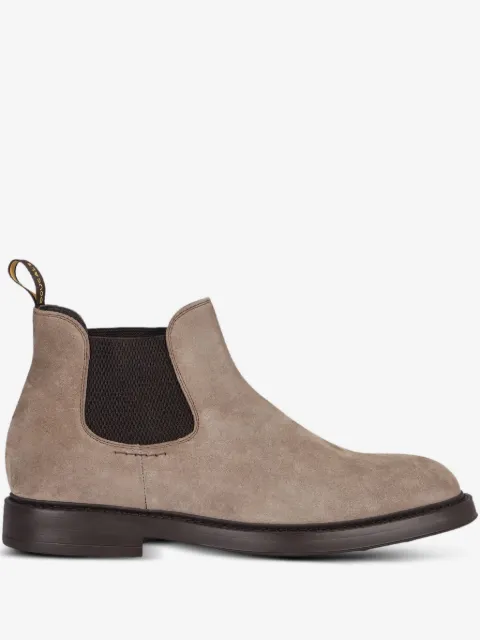 Doucal's side-elastic suede chelsea boots