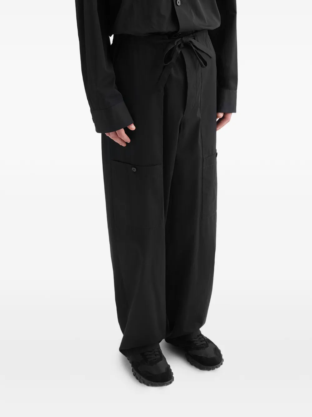 Jil Sander Cargo broek Zwart