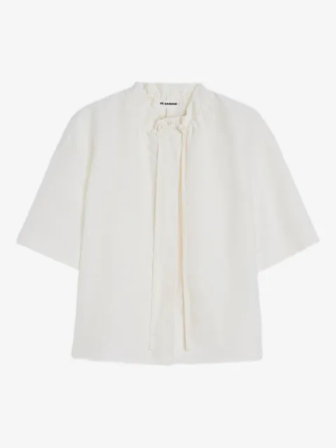 Jil Sander blouse à lien de resserrage