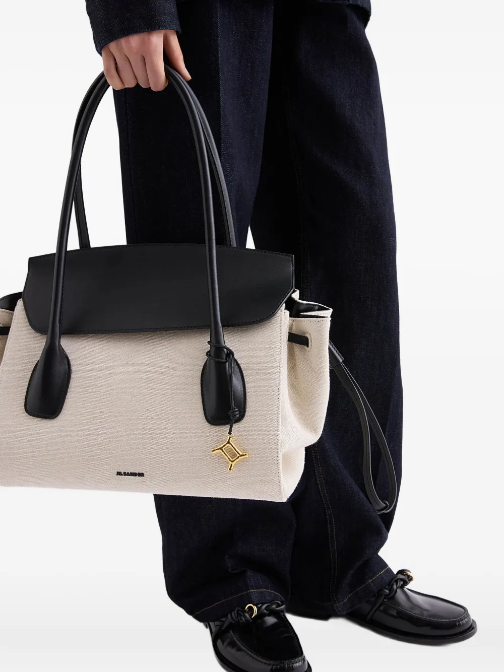 Jil Sander Tassenbedel met sterrenbeeld-hanger Goud