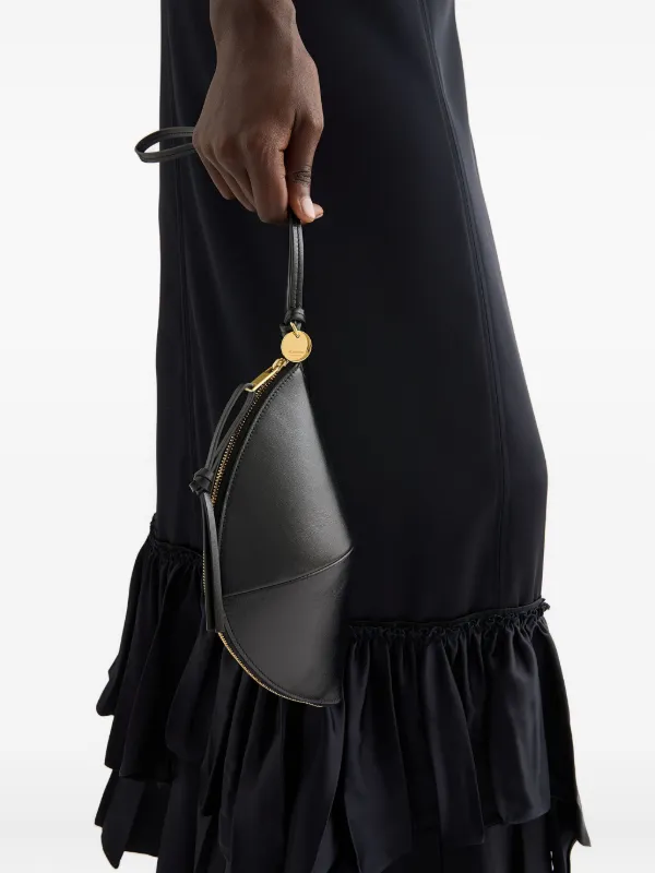Jil Sander Curve クラッチバッグ | ブラック | FARFETCH JP