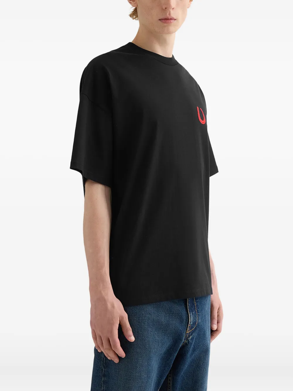 Jil Sander playera bordada con cuello redondo | Playeras | Image 2