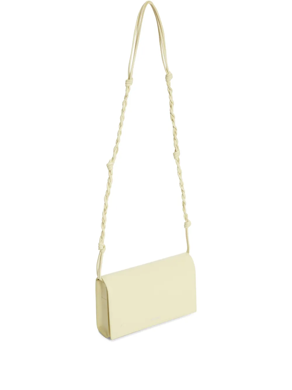 Jil Sander Tangle handgeknoopte schoudertas Geel