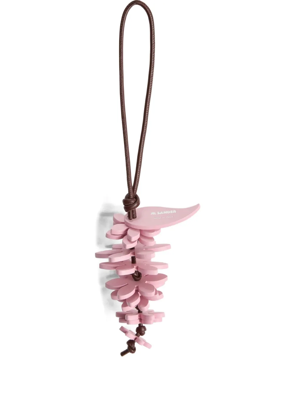 Jil Sander Pine Cone looped-strap charm | Pink | Image 1