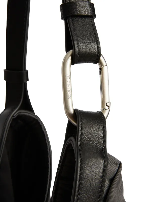 Jil Sander レザーストラップ バッグ | グレー | FARFETCH JP