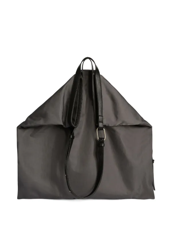 Jil Sander レザーストラップ バッグ | グレー | FARFETCH JP