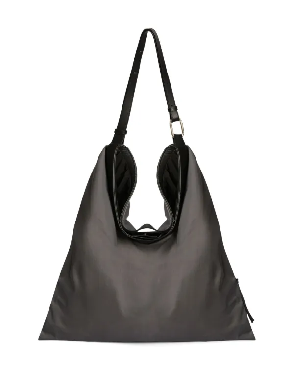 Jil Sander レザーストラップ バッグ | グレー | FARFETCH JP