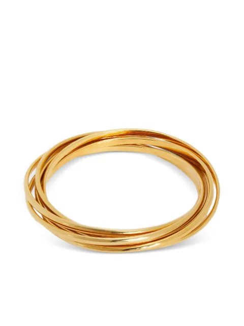 Jil Sander multilayer engraved-logo bracelet