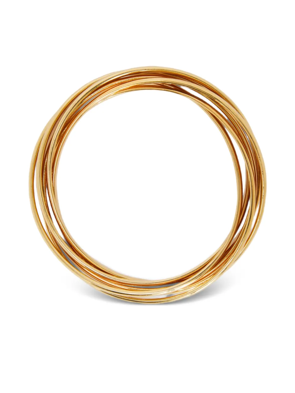 Jil Sander Gelaagde armband met gegraveerd logo - Goud
