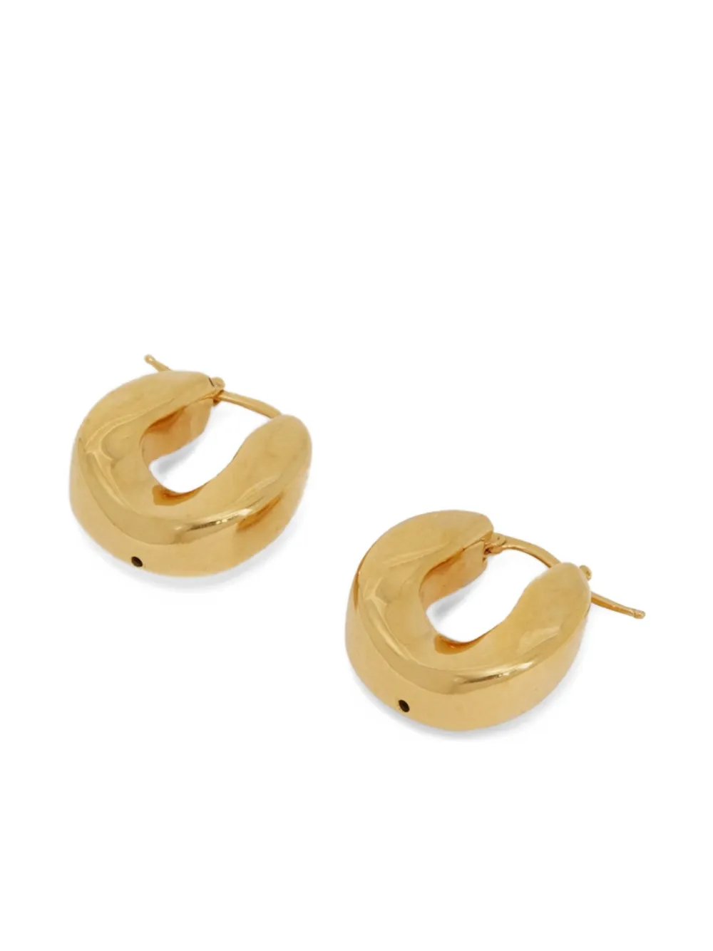  Jil Sander Hoop Earrings - Gold 
