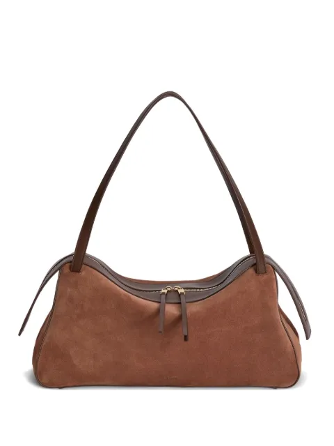 Jil Sander Dune embossed trim shoulder bag