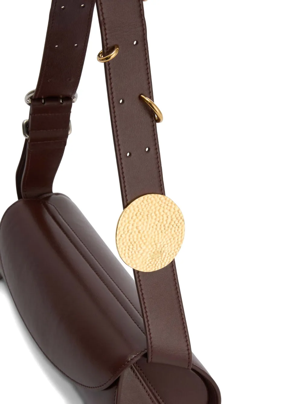 Jil Sander Speld met gegraveerd logo Goud