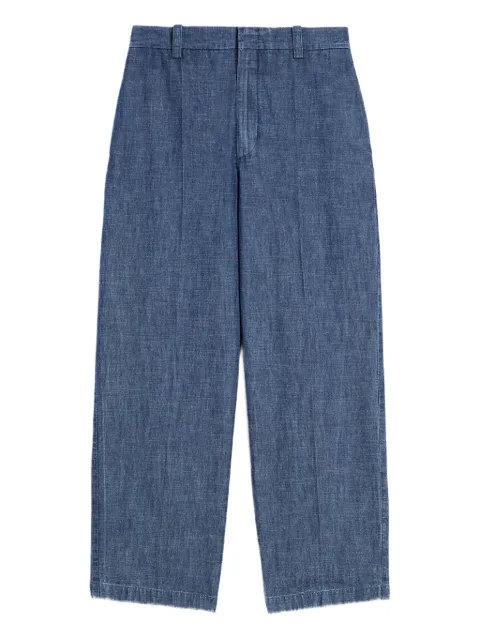 Jil Sander pantalon à taille ceinturée