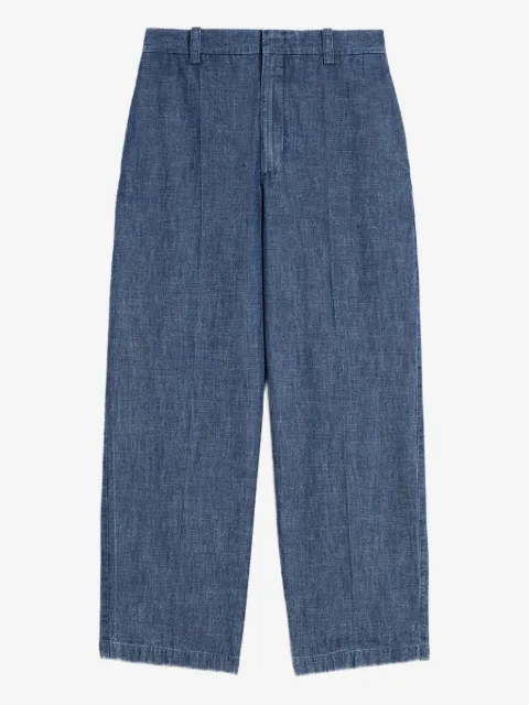 Jil Sander pantalon à taille ceinturée
