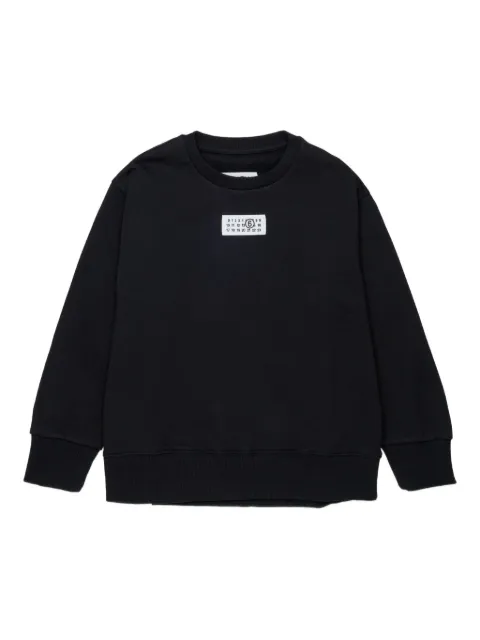MM6 Maison Margiela Kids logo-patch sweatshirt
