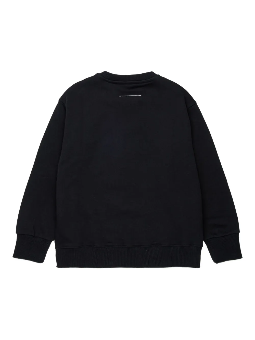 MM6 Maison Margiela Kids Sweater met logopatch Zwart