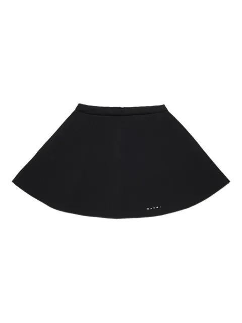 Marni Kids logo-detail skirt