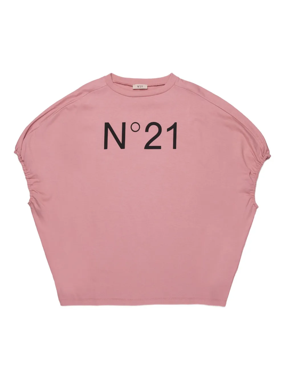 Nº21 Kids gathered T-shirt - Rosa
