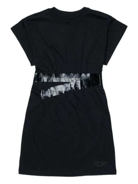 MM6 Maison Margiela Kids gathered panel dress