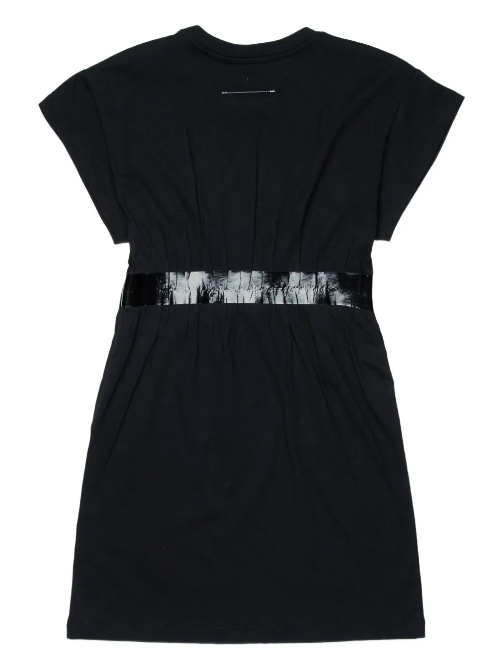 MM6 Maison Margiela Kids Jurk met gesmockt vlak Zwart