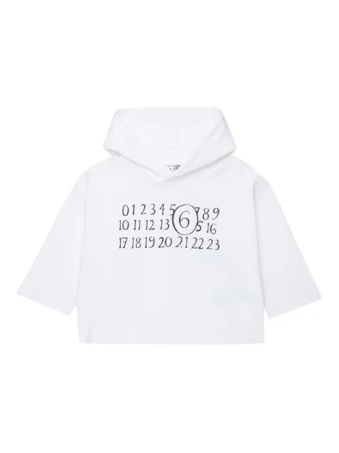MM6 Maison Margiela Kids graphic hooded sweatshirt