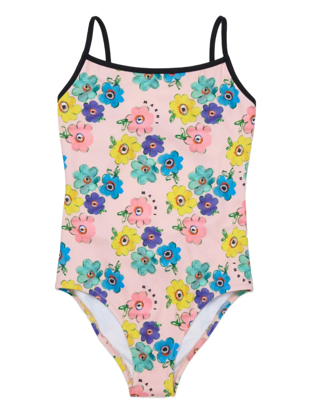 Marni Kids Costume da bagno a fiori - Rosa