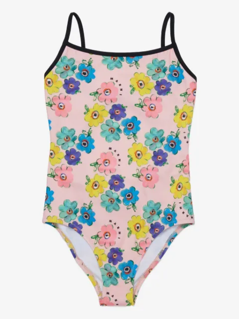 Marni Kids floral print swimsuit