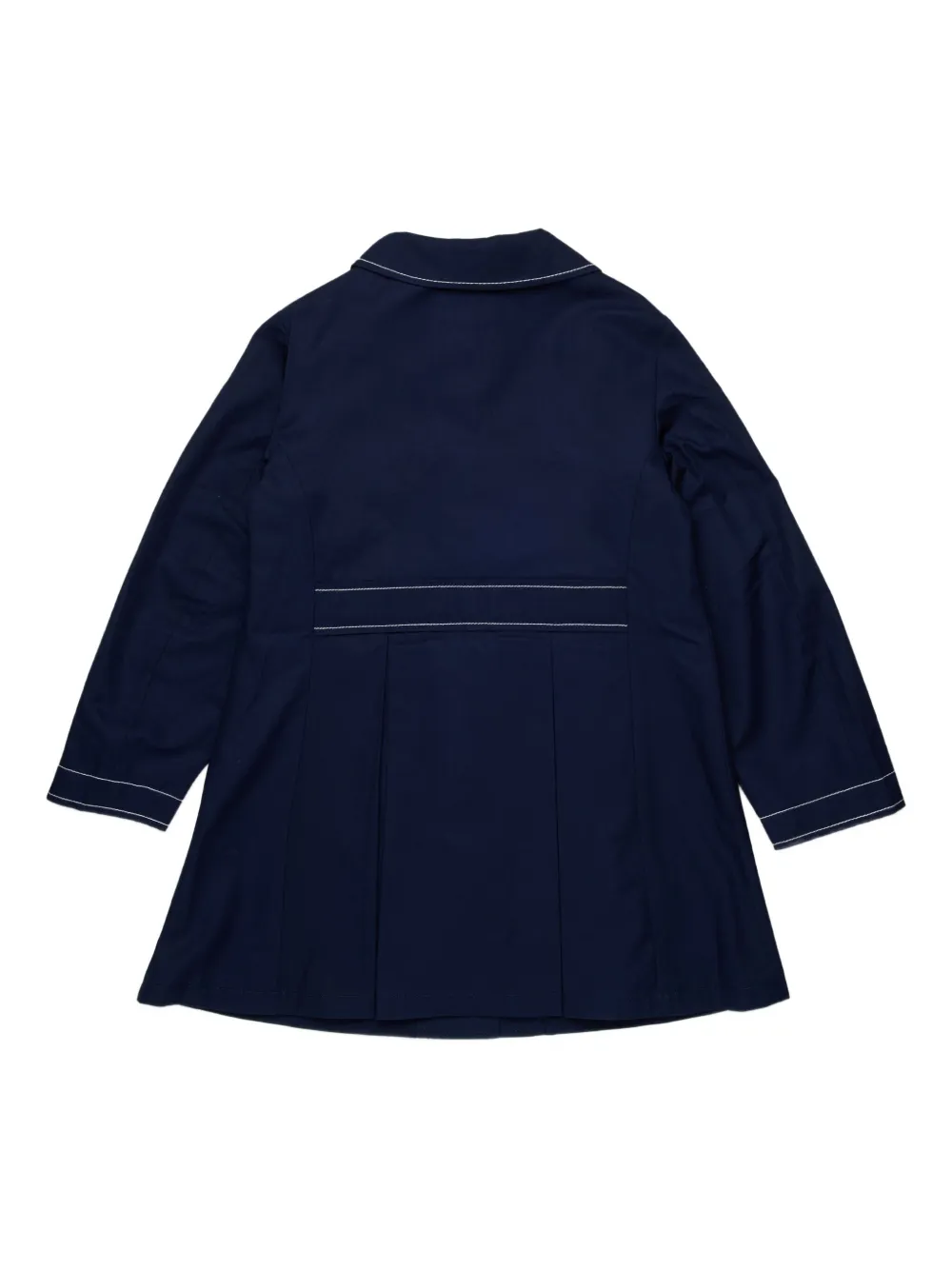 Marni Kids Trenchcoat met ronde kraag en lange mouwen Blauw