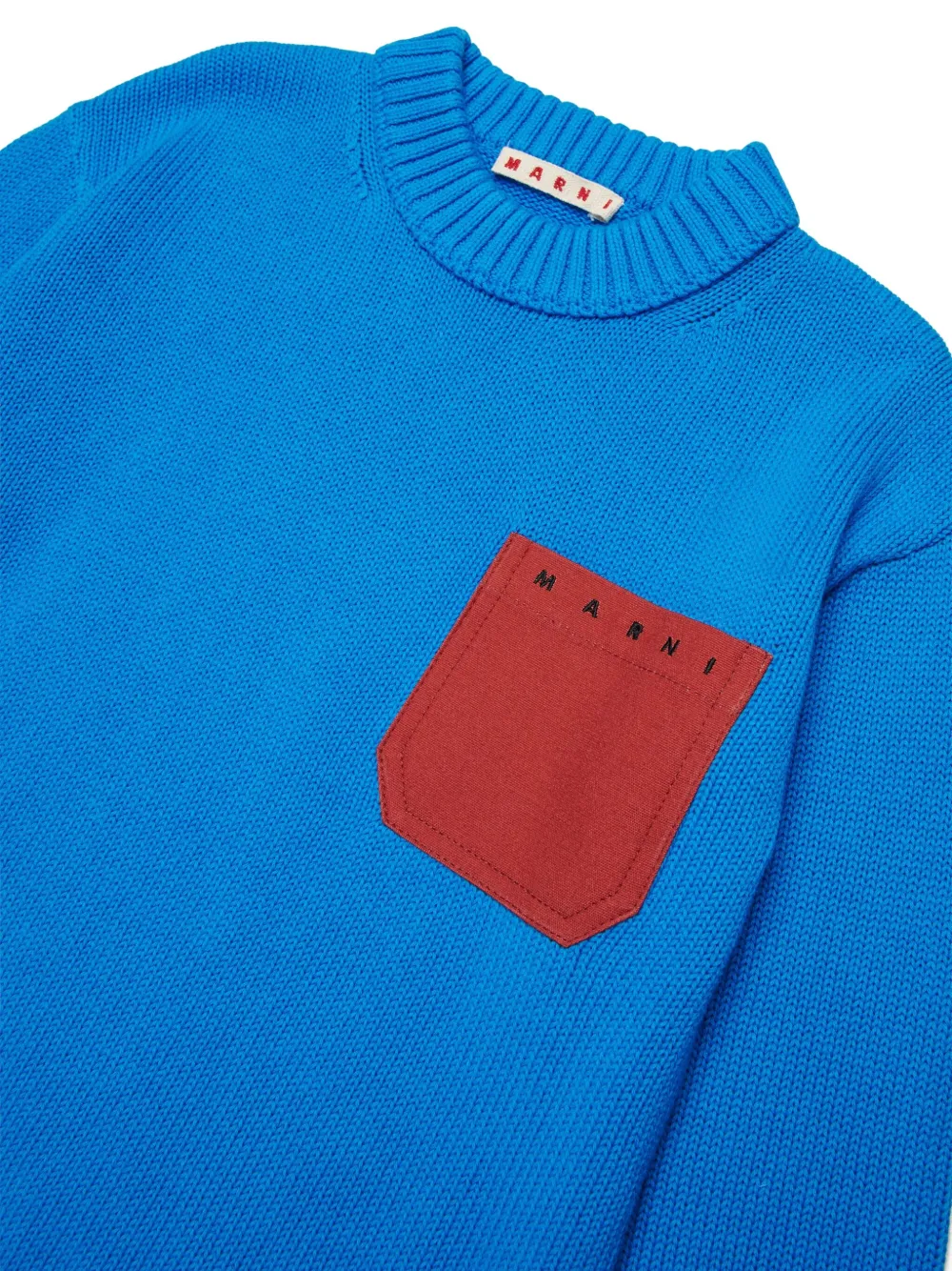 Marni Kids Trui met borstzak Blauw