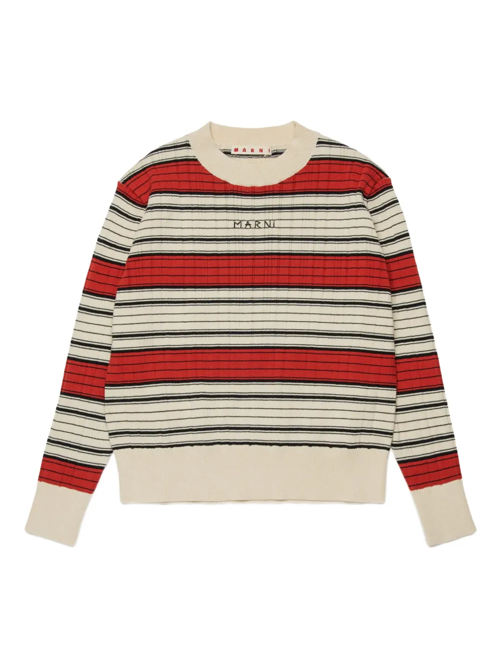 Marni Kids Maglione a righe - Toni neutri