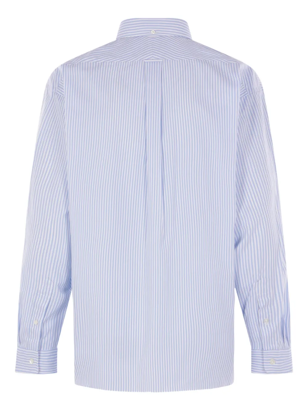 J.PRESS striped button-down shirt - Blauw