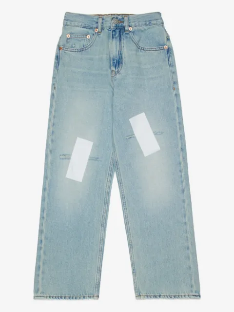 MM6 Maison Margiela Kids jean à coupe cinq poches