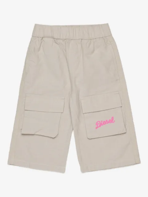 Diesel Kids Poldyb cotton cargo pants