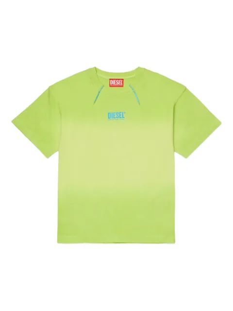 Diesel Kids playera de algodón con detalle del logo