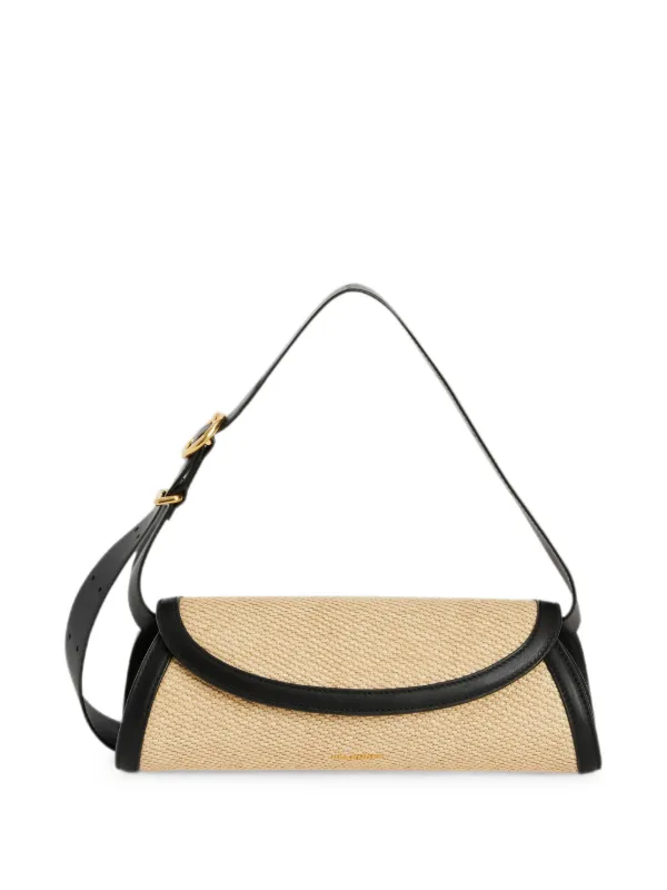 Jil Sander Small Cannolo Shoulder Bag in Neutrals