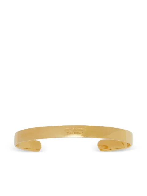 Jil Sander engraved-logo bracelet