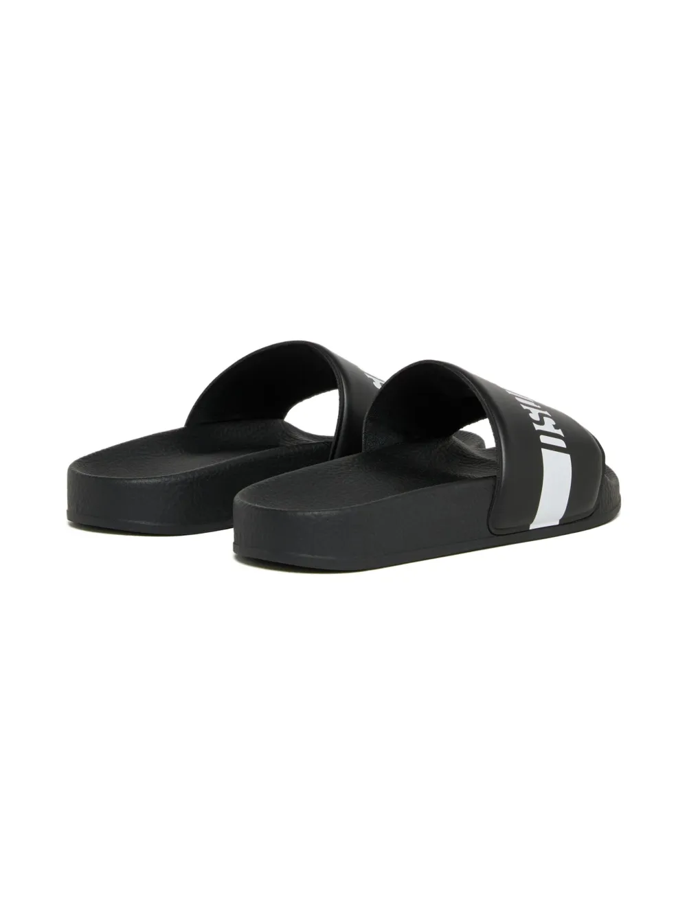 DSQUARED2 KIDS Slippers met logodetail Zwart