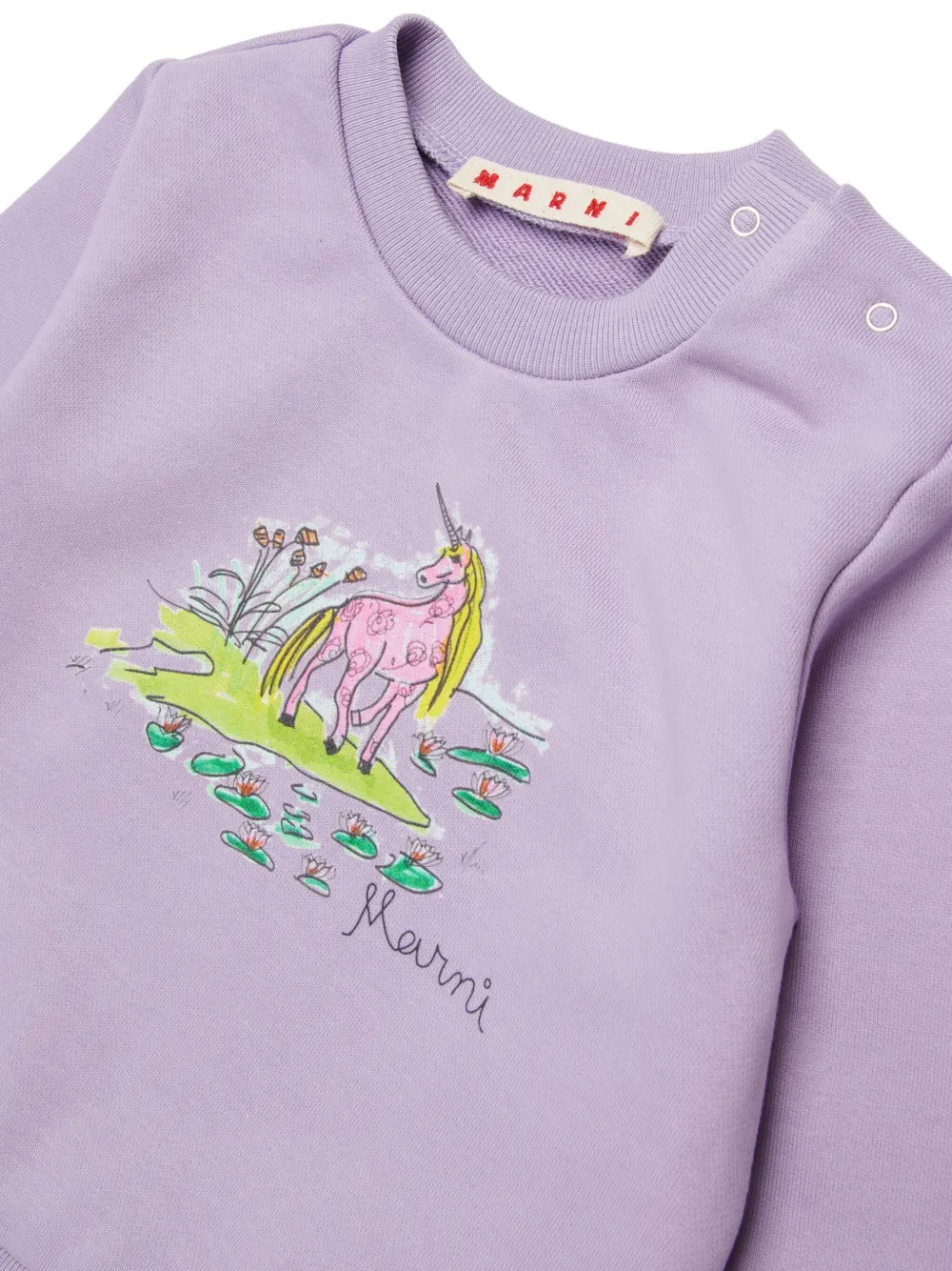 Unicorn-Graphic Sweatshirt