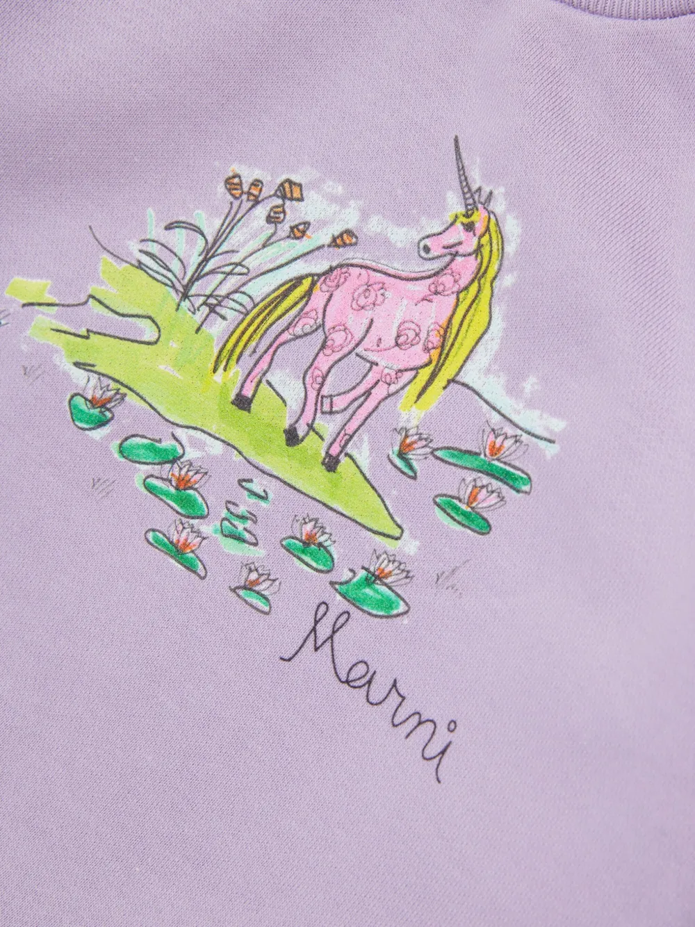 Unicorn-Graphic Sweatshirt