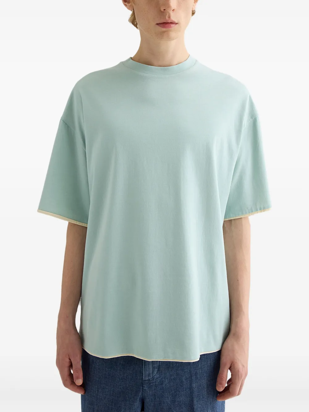 Jil Sander playera reversible con diseño de dos tonos | Playeras | Image 2