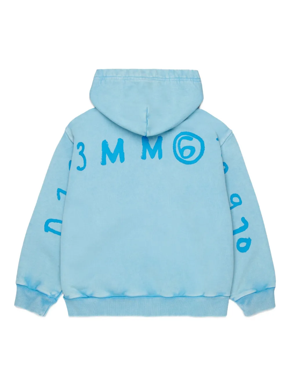 トップス MM6 FELPA CON JIP MM6 Maison Margiela Patchwork zip-up Cotton Hoodie | Black | FARFETCH