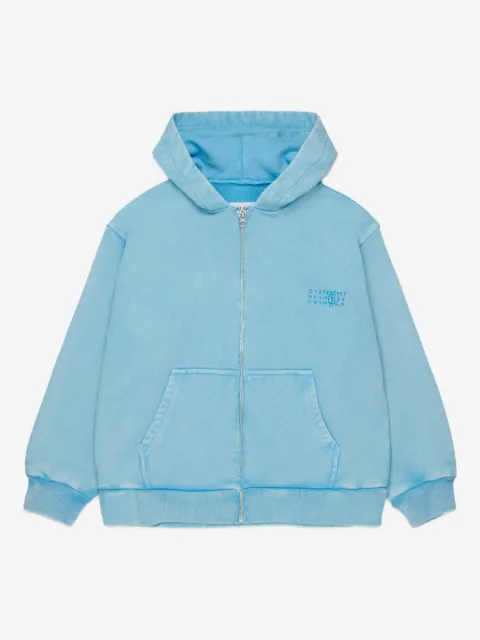 MM6 Maison Margiela Kids hoodie med dragkedja