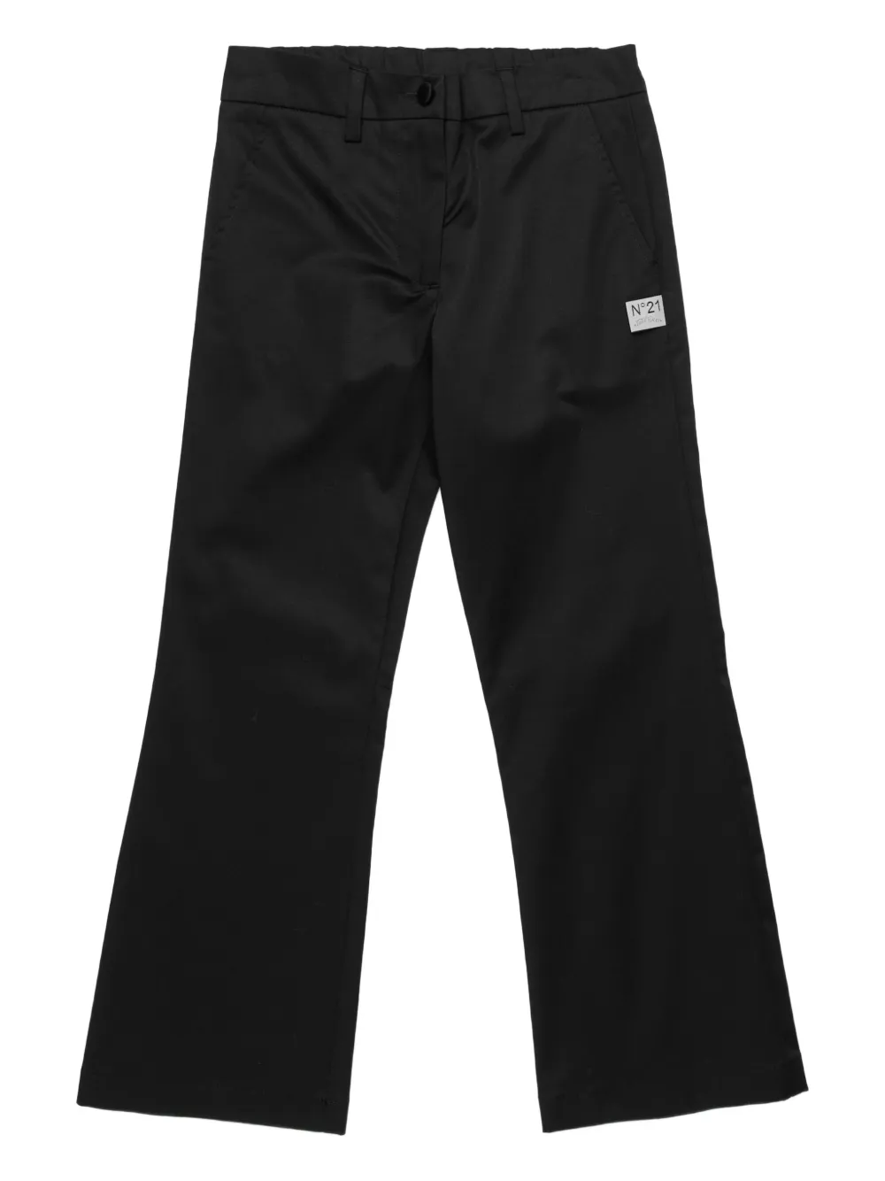  Nº21 Kids Label Trousers - Black 