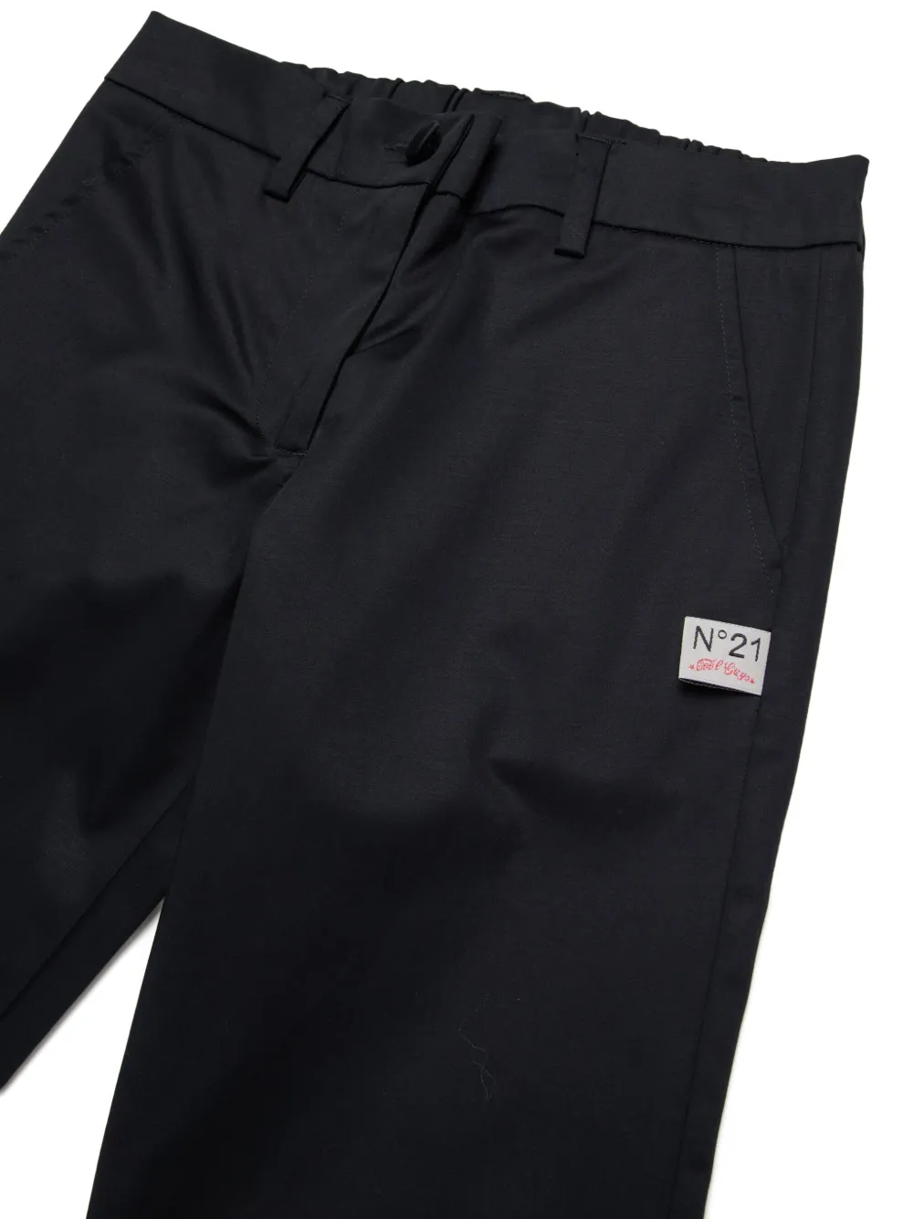  Nº21 Kids Label Trousers - Black 