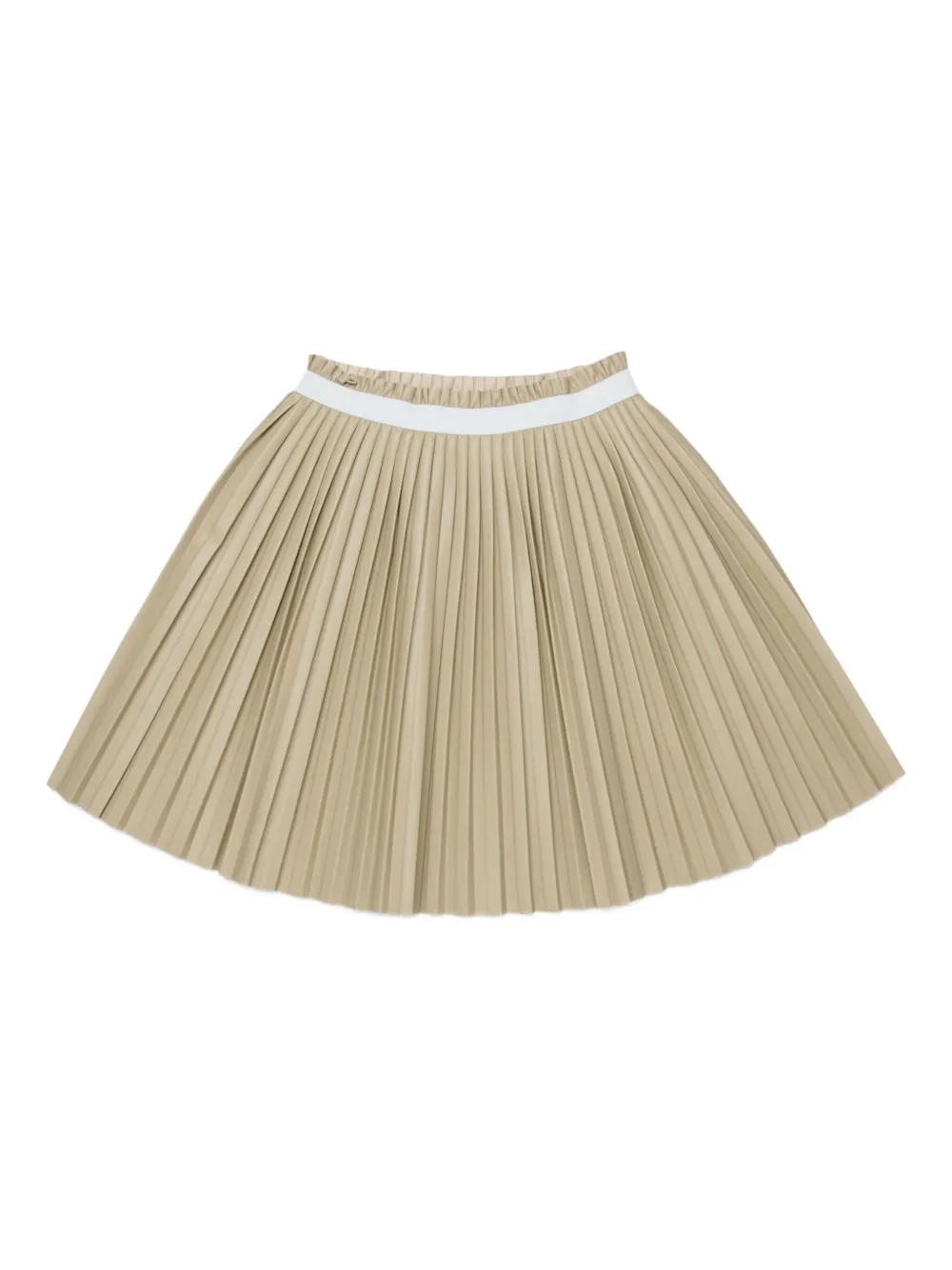 MM6 Maison Margiela Kids Minigonna plissettata - Toni neutri