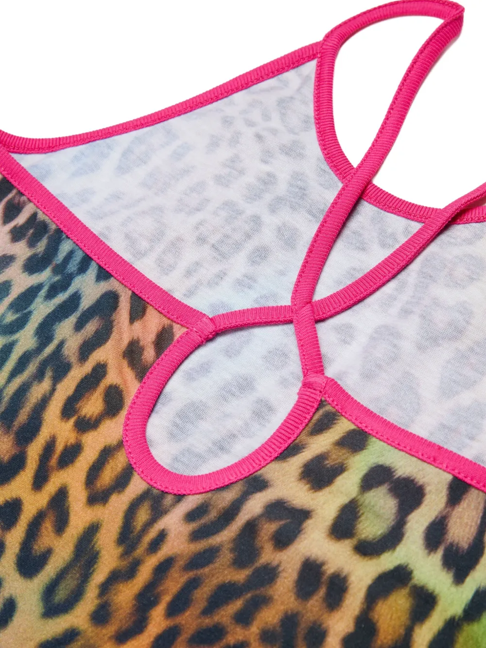 Diesel Kids Jurk met dierenprint Bruin