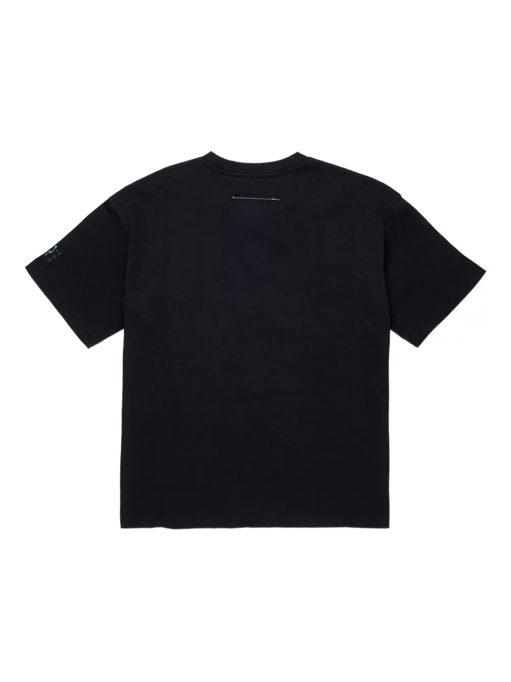 MM6 Maison Margiela Kids T-shirt met grafische print en korte mouwen Zwart