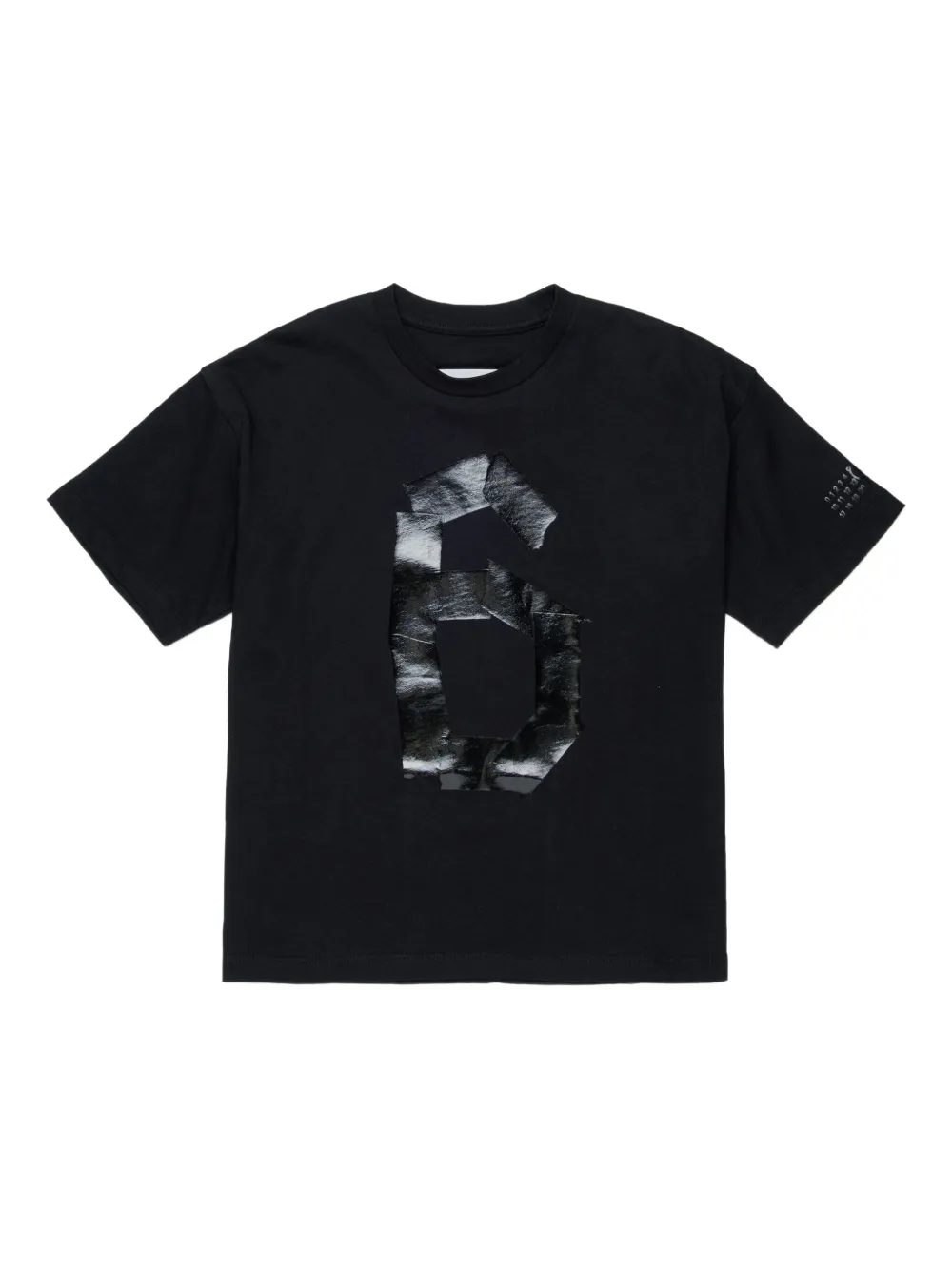 MM6 Maison Margiela Kids T-shirt con grafica - Nero