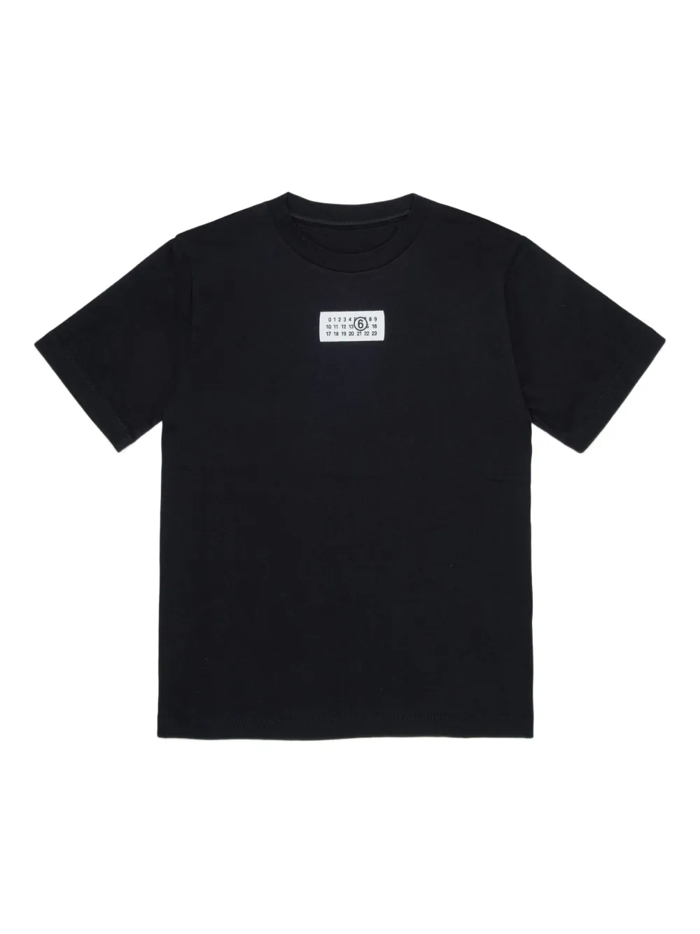 MM6 Maison Margiela Kids T-shirt con logo - Nero